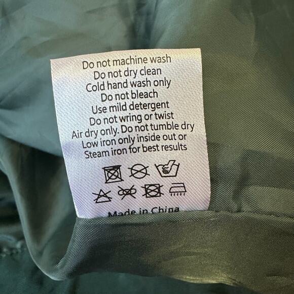 MKI MIYUKI ZOKU Overshirt Jacket Men L Teal Lined Snap Button Shacket Minimalist - Picture 9 of 10